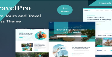 TravelPro - Tours & Travel Agency WordPress Theme