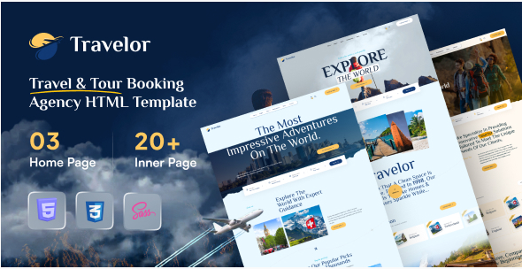 Travelor - Travel & Tour Booking Agency HTML