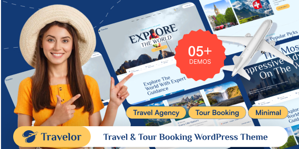 Travelor – Travel & Tour Booking WordPress Theme