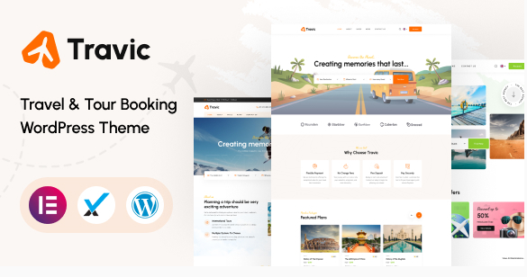 Travic - Tour & Travels Agency WordPress Theme