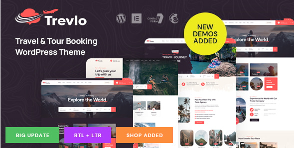 Trevlo - Travel & Tour WordPress Theme