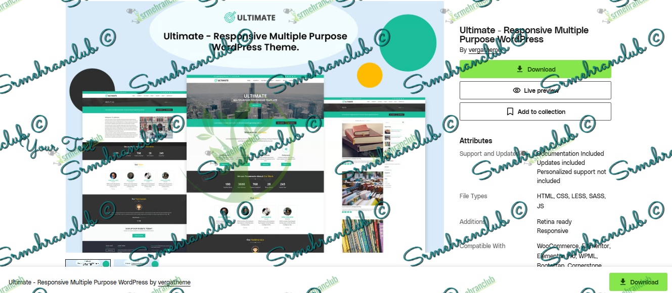 Ultimate WordPress Theme – Responsive Multipurpose Free Download