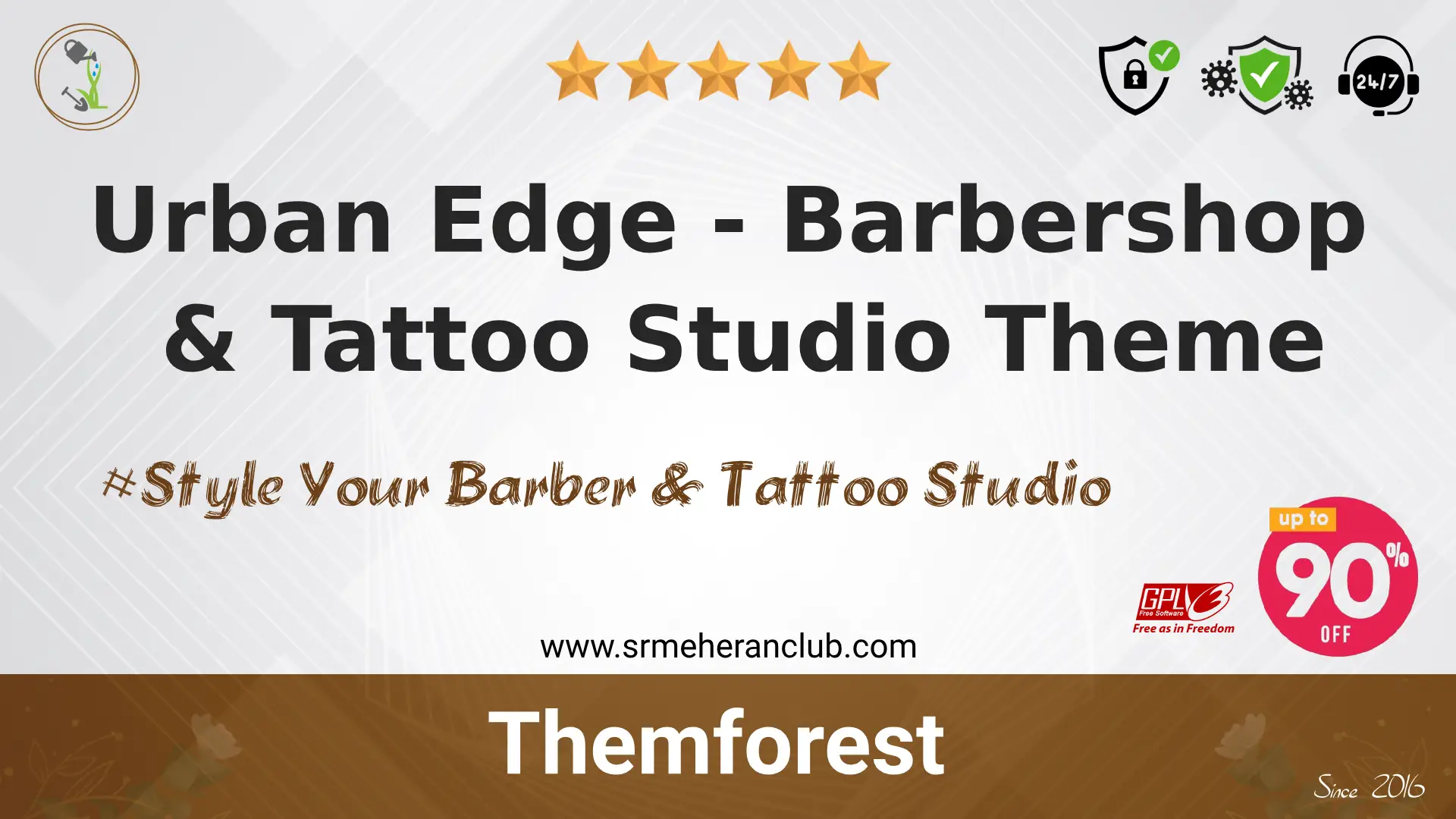 Urban Edge – Barbershop & Tattoo Studio Theme — Theme by Themeforest