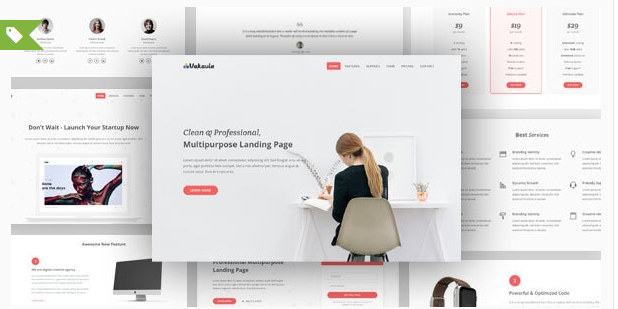 Vakavia – Multipurpose Bootstrap 5 Landing Templat