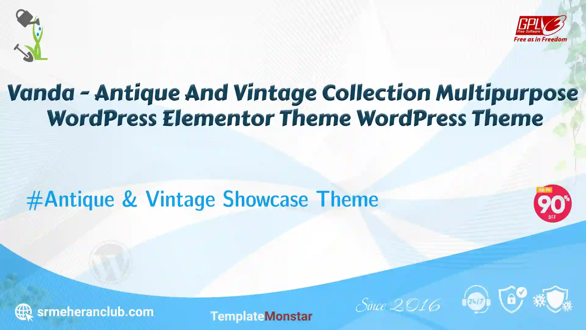 Vanda – Antique And Vintage Collection Multipurpose WordPress Elementor Theme WordPress Theme — Theme by Templatemonster