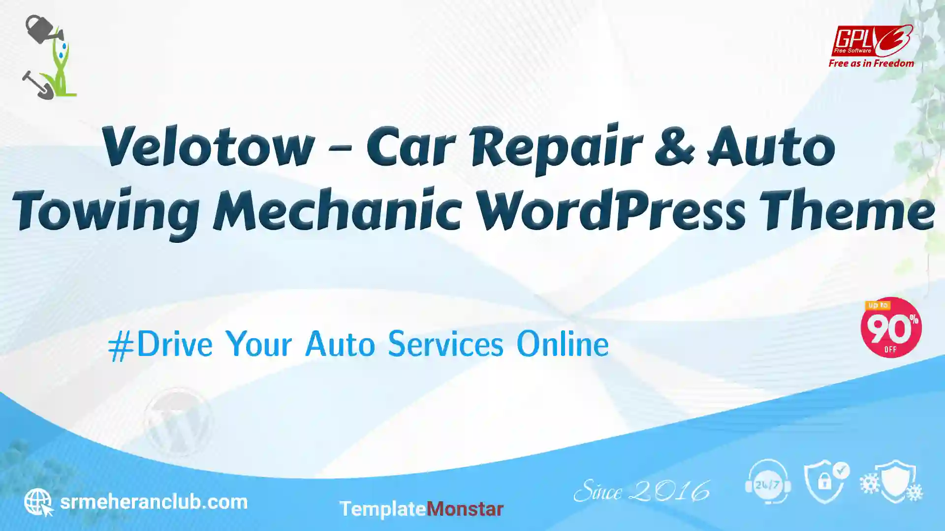 Velotow – Car Repair & Auto Towing Mechanic WordPress Theme — Theme by Templatemonster