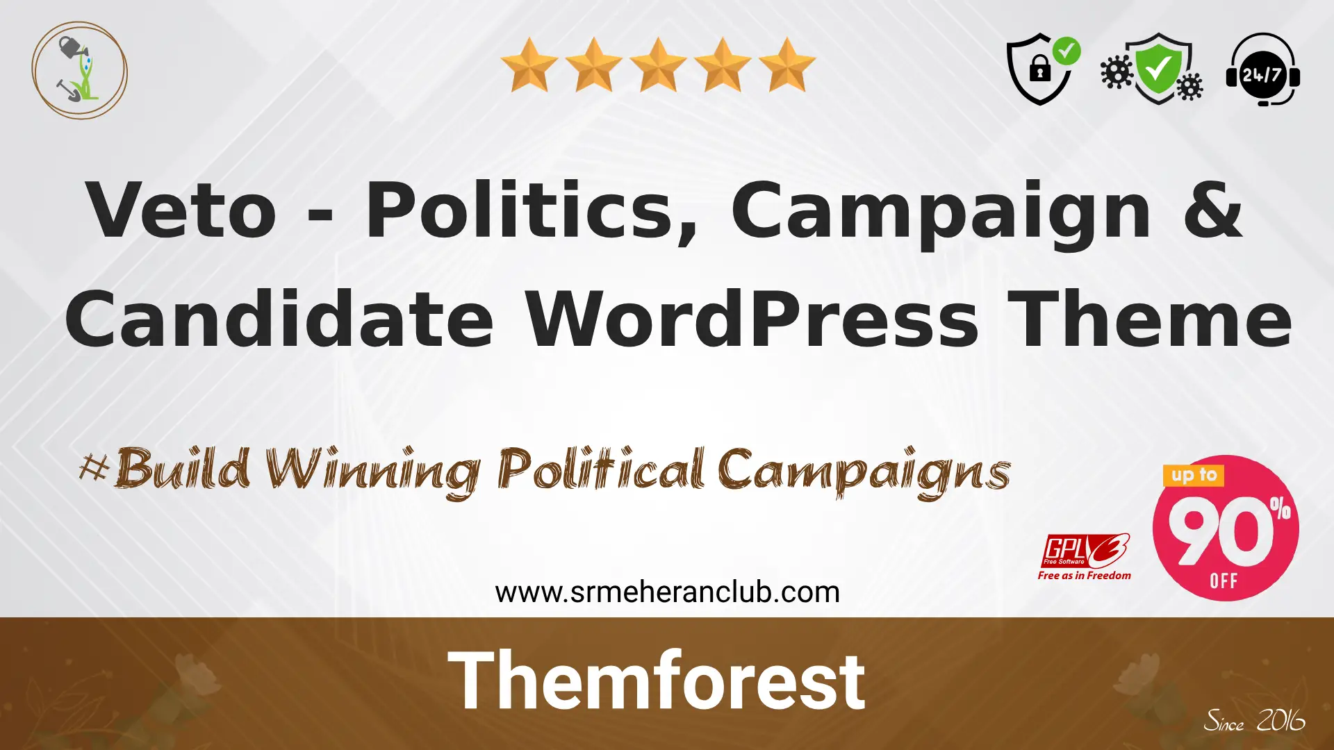 Veto – Politics, Campaign & Candidate WordPress Theme — Theme by Themeforest