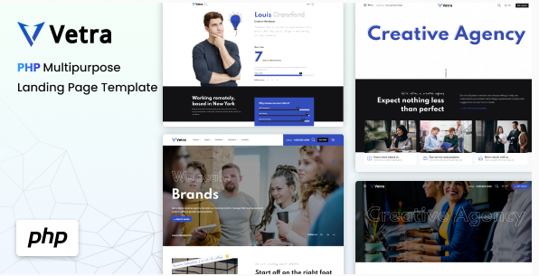 Vetra - PHP Multipurpose Agency Portfolio Template