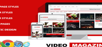 Video Magazine - HTML Template