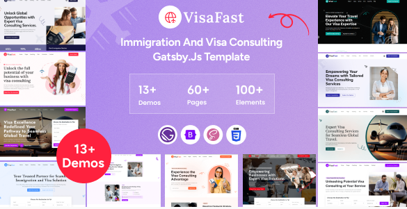 Visafast - Gatsby.JS Immigration & Visa Consulting
