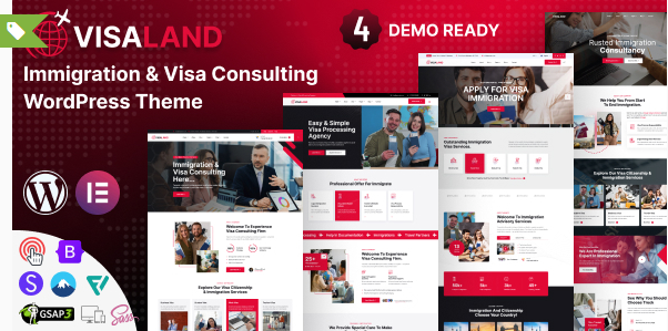 Visaland - Immigration & Visa Consulting WordPress