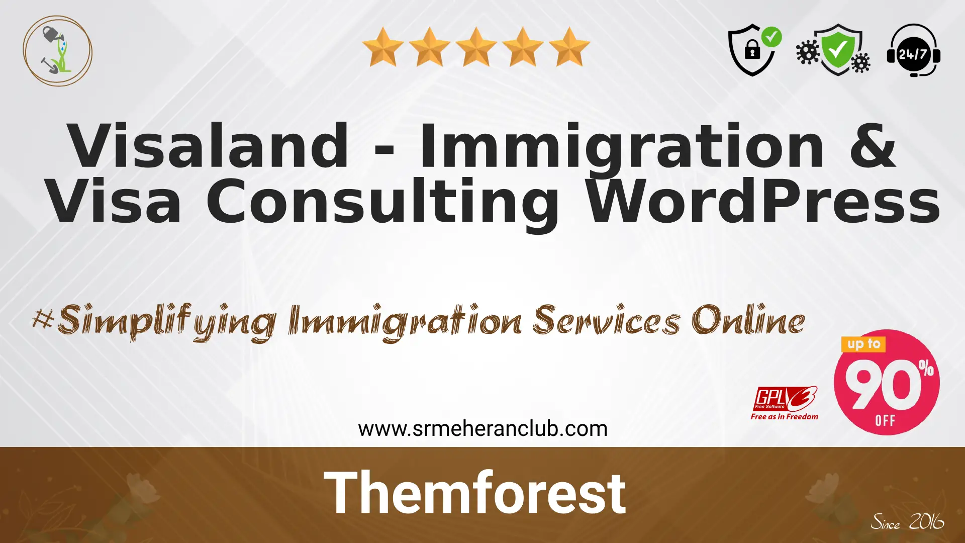 Visaland – Immigration & Visa Consulting WordPress — Theme by Themeforest
