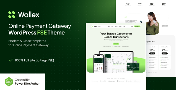 Wallex – Online Payment Gateway WordPress Theme
