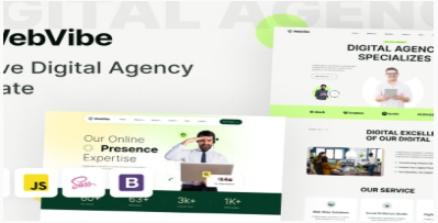 WebVibe - Creative Digital Agency PHP Template