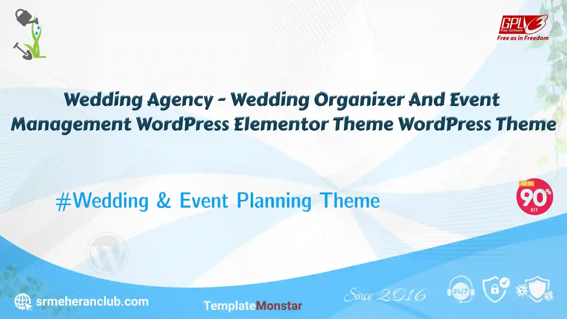 Wedding Agency – Wedding Organizer And Event Management WordPress Elementor Theme WordPress Theme
