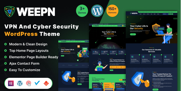 Weepn - VPN & Cloud Services WordPress RTL Theme