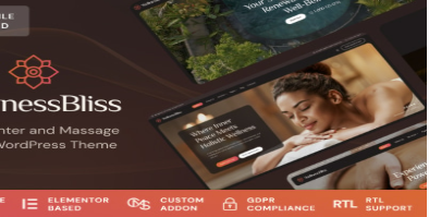 Wellness Bliss - Massage & Spa WordPress Theme