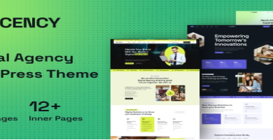 Xcency - Digital Agency WordPress Theme