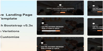 Xeril –Bootstrap Responsive One-Page HTML Template