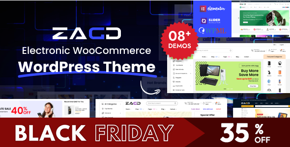 Zagg - Electronics WooCommerce WordPress Theme