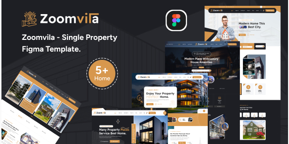 Zoomvilla - Single Property Figma Template