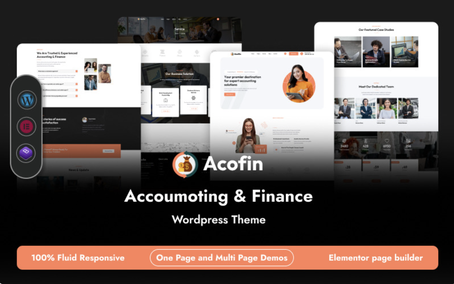 Acofin - Accounting & Finance Wordpress Theme WordPress Theme