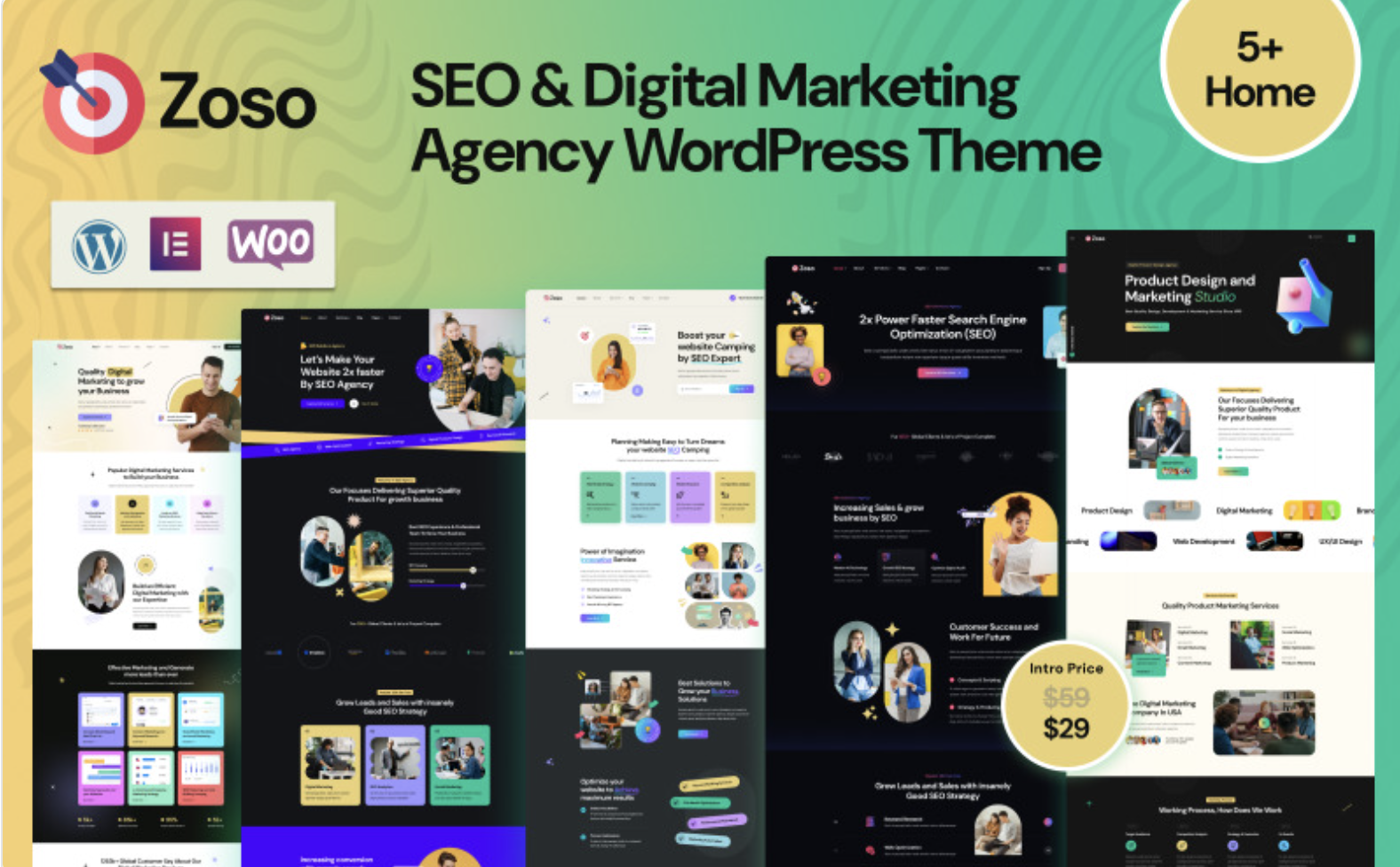 Zoso – SEO & Digital Marketing Agency WordPress Theme