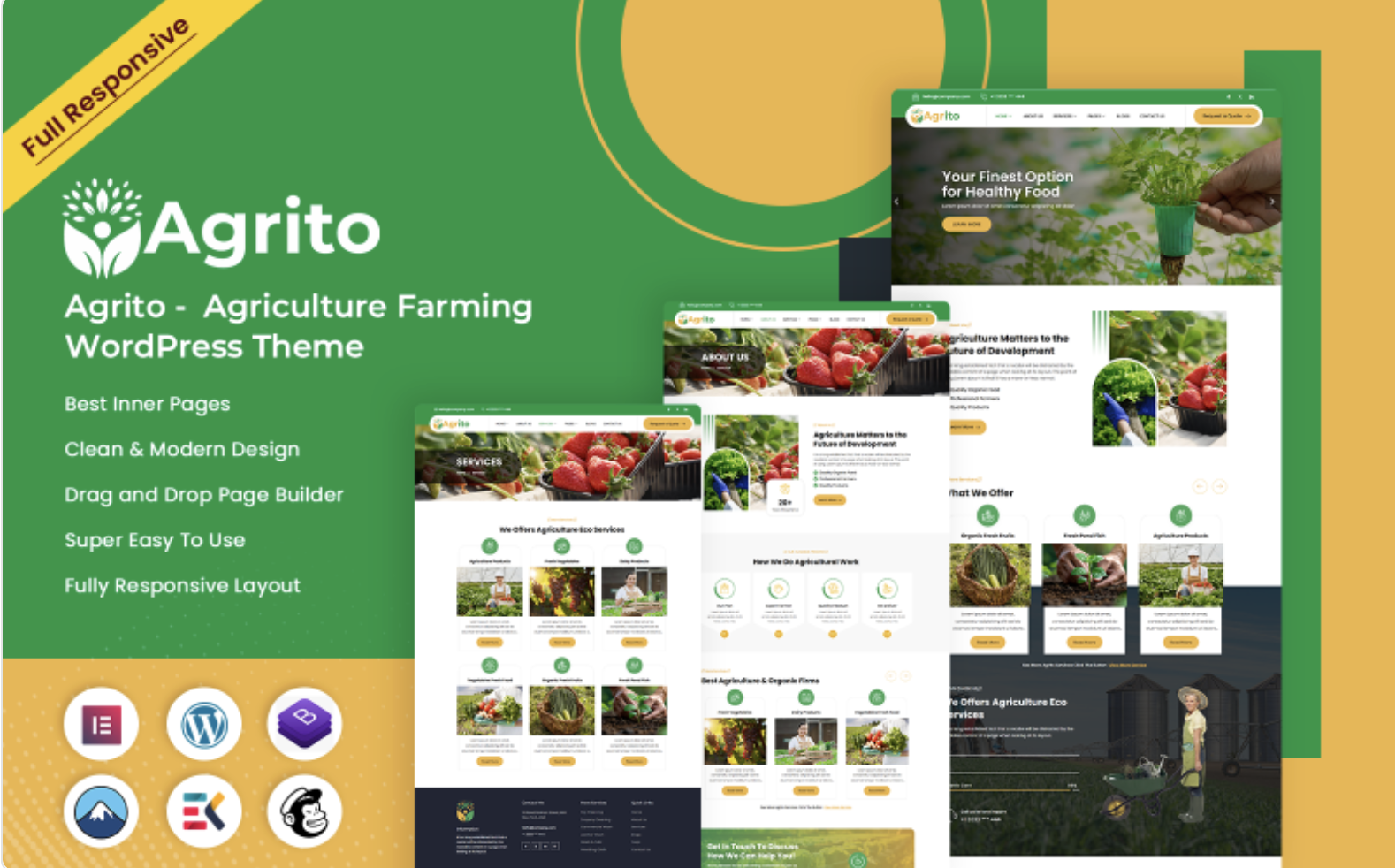 Agrito - Agriculture Farming WordPress Theme