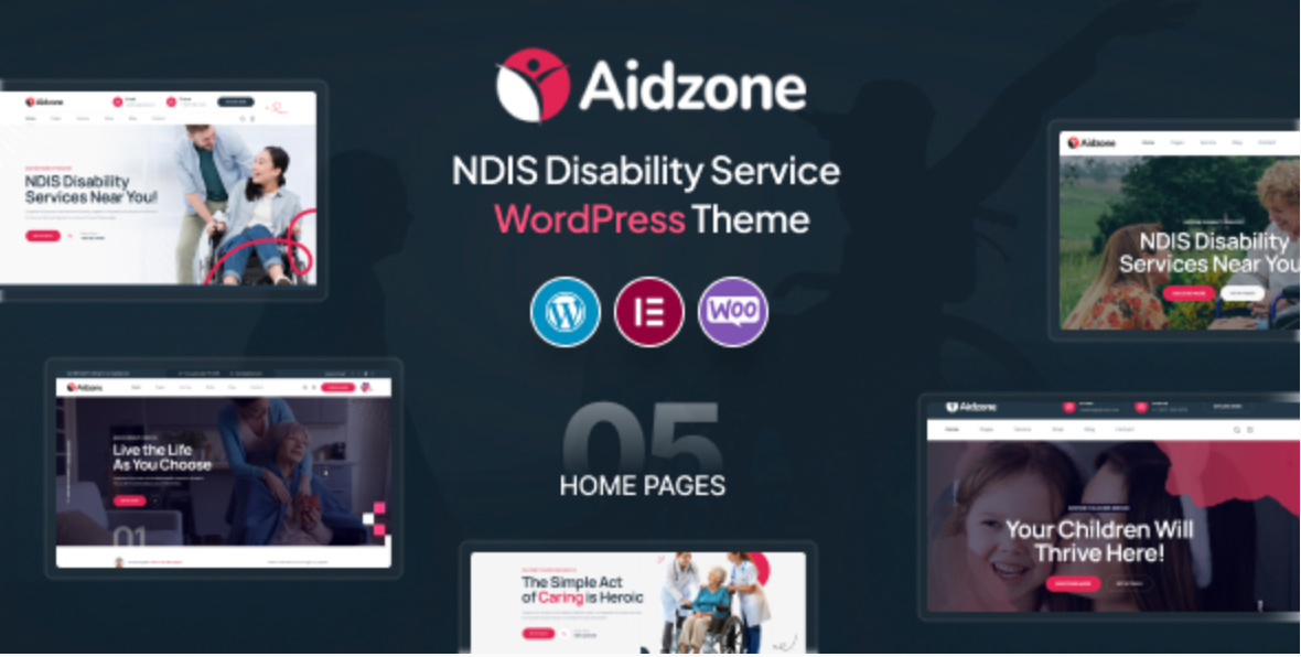 Aidzone – NDIS Disability Service WordPress Theme