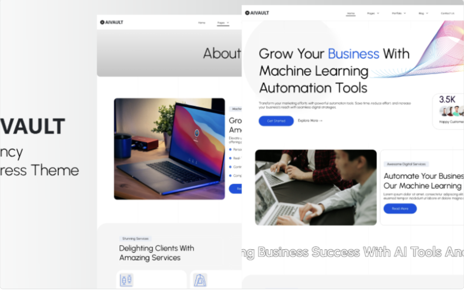 AIVault - AI Agency Wordpress Theme WordPress Theme