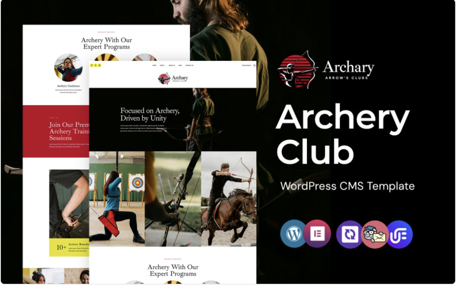 Archary - Archery Club And academy WordPress Elementor Theme WordPress Theme