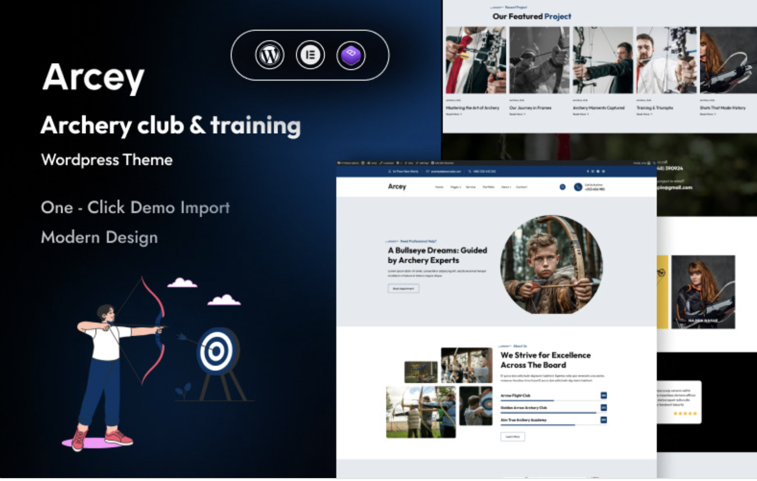 Arcey - Archery Club And Training WordPress Theme