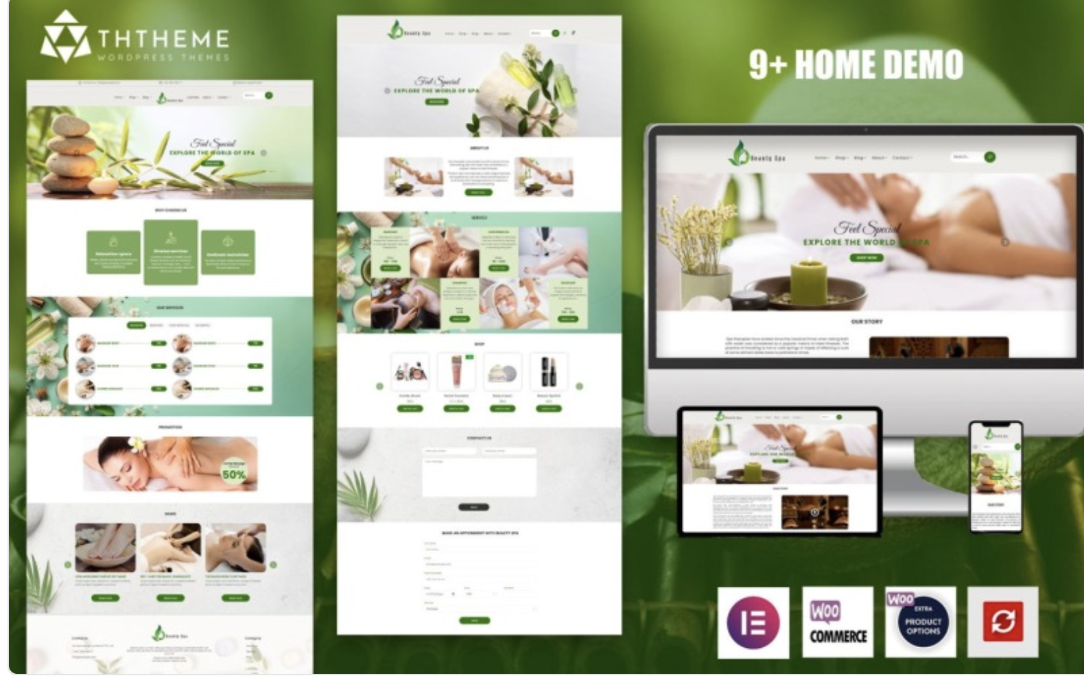 Beauty Spa – The Elementor Spa & Massage Salon WordPress theme WordPress Theme