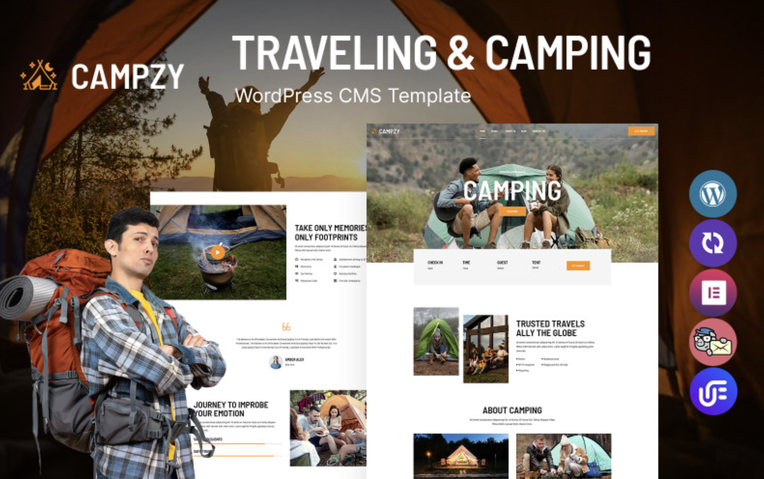 Camel Caravan - Camel Safari And Adventure Tours WordPress Elementor Theme WordPress Theme