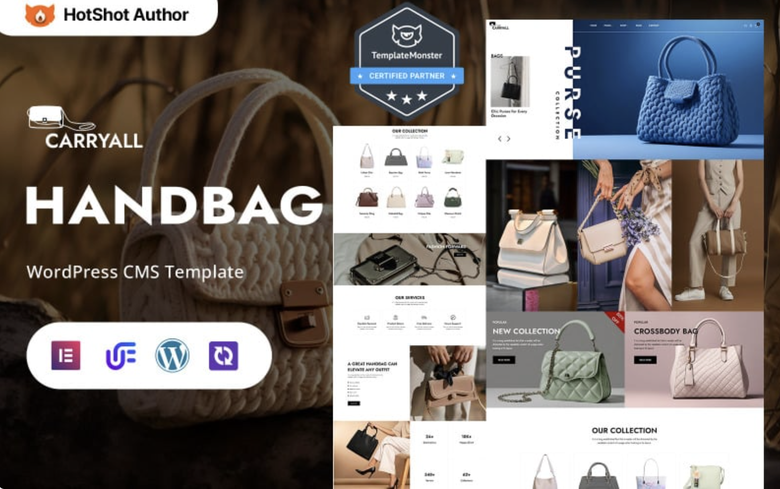 Carryall - Luxury Handbag Shop And Modern Handbags WordPress Elementor Theme WordPress Theme