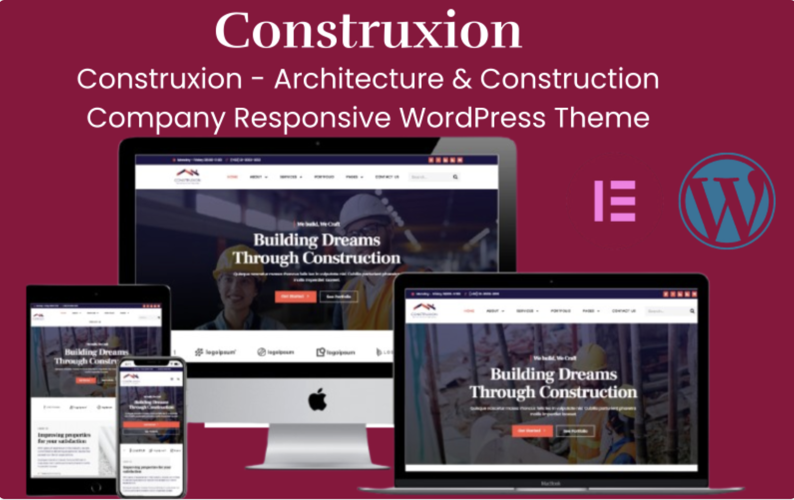 Construxion - Construction & Architecture Company Responsive WordPress Theme