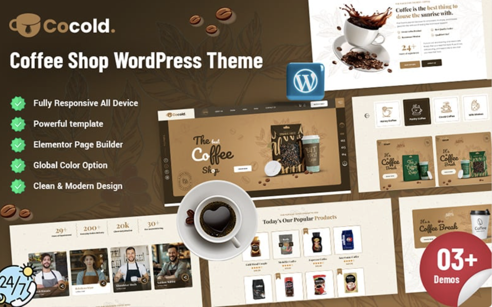Cocold - Coffee Shop WordPress Theme
