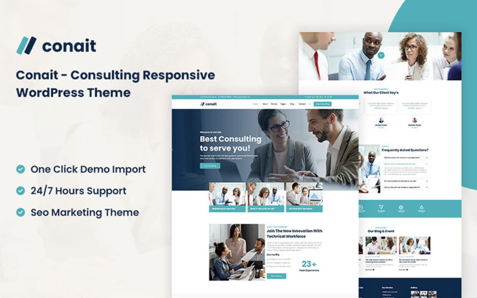 Conait - Consulting Responsive WordPress Theme