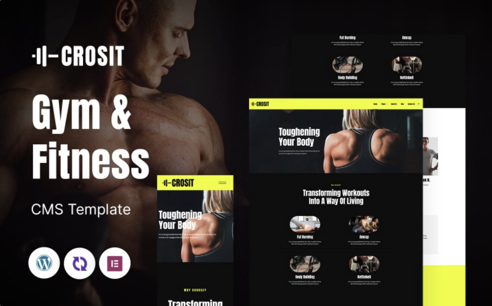 Crosit - GYM And Fitness Multipurpose Responsive WordPress Theme