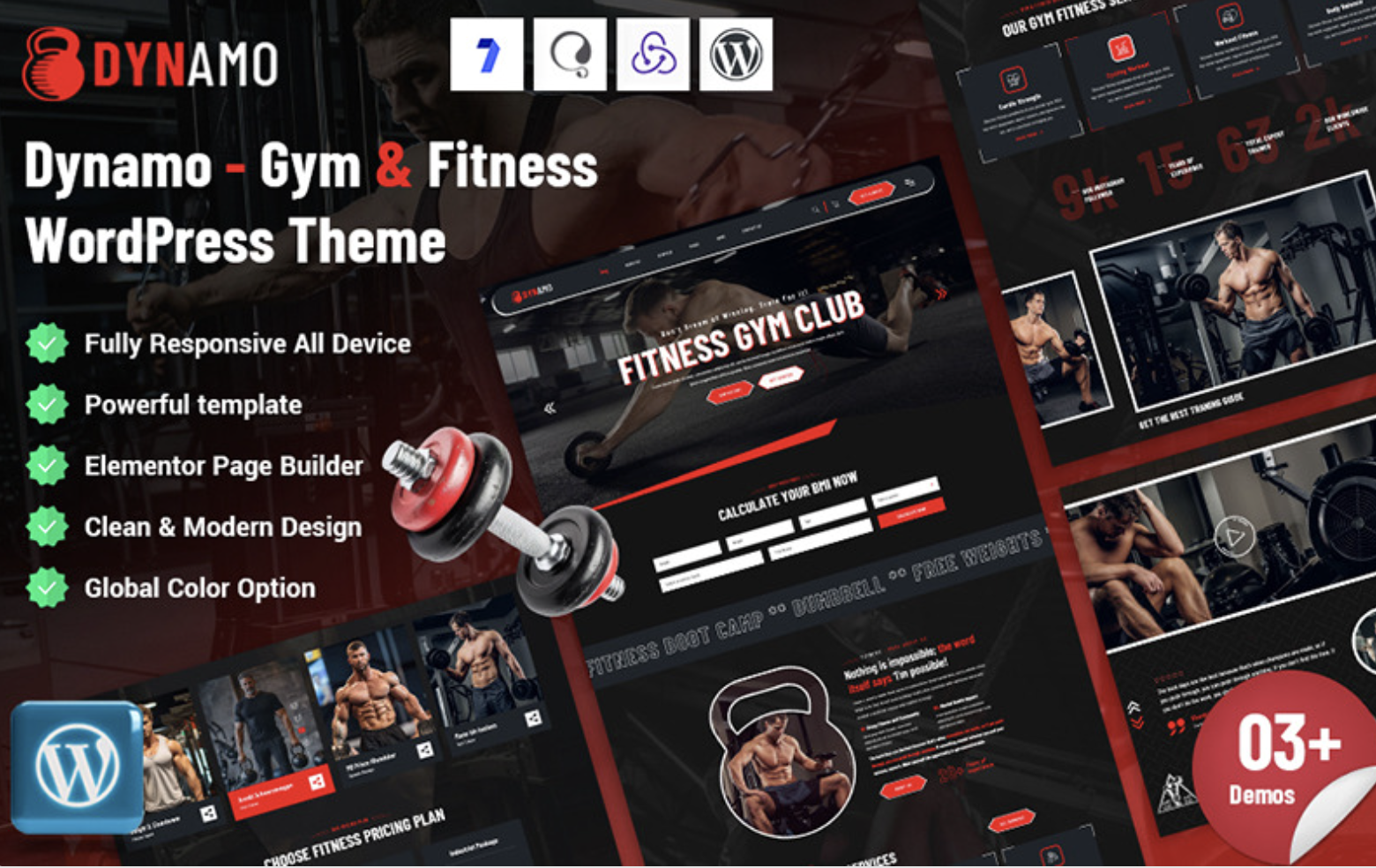 Denamo - Gym & Fitness WordPress Theme