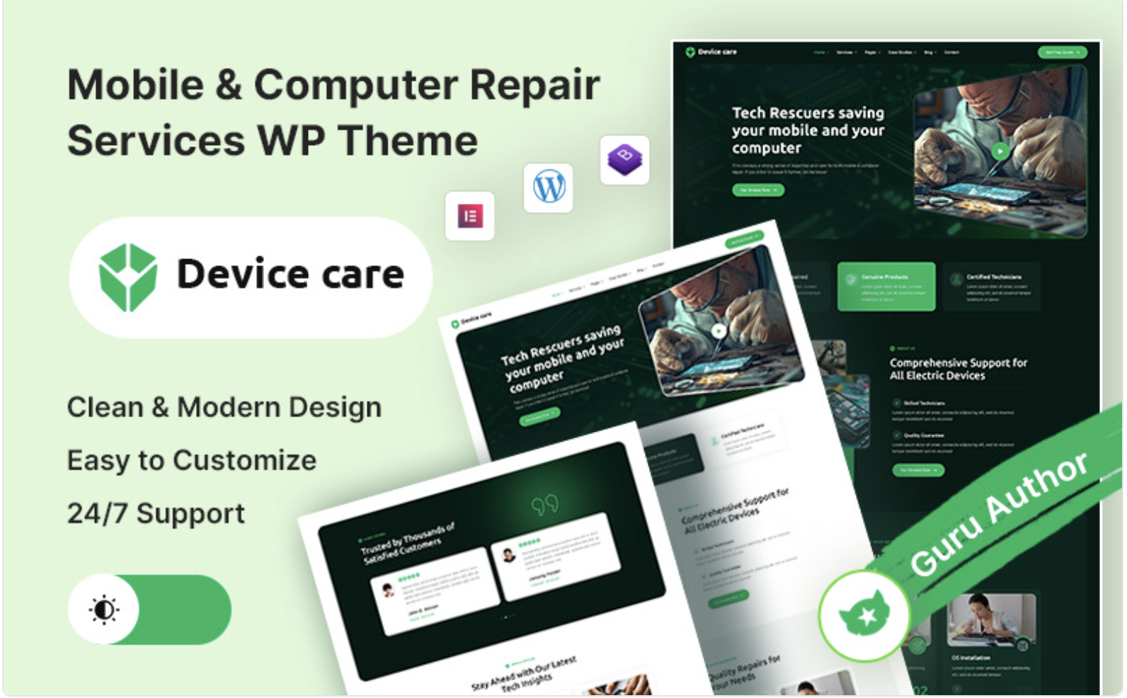 Device – Mobile & Computer Repair Servicing Elementor WordPress Theme