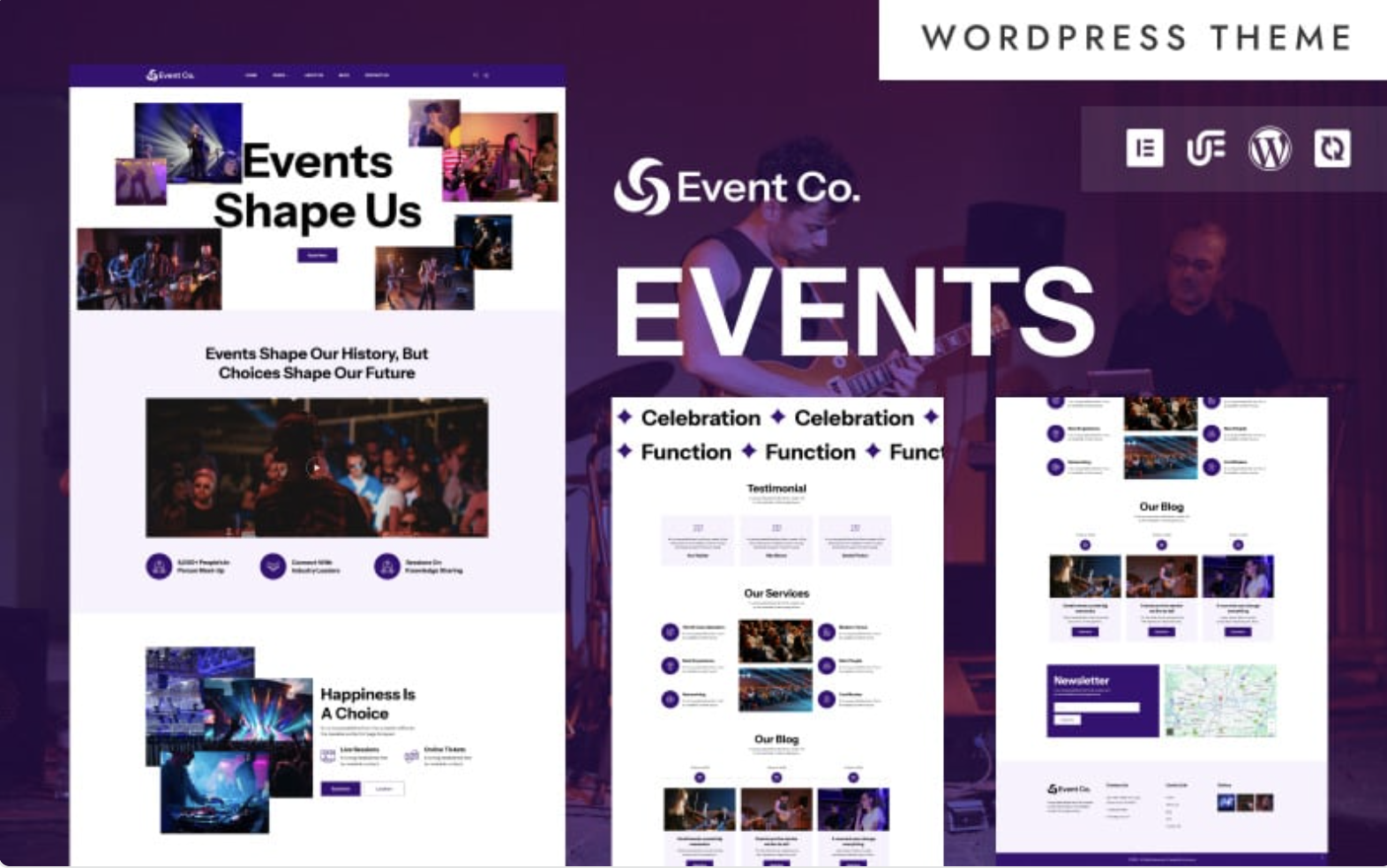 Event Co. - Concert, Festival & Event Management WordPress Elementor Theme WordPress Theme