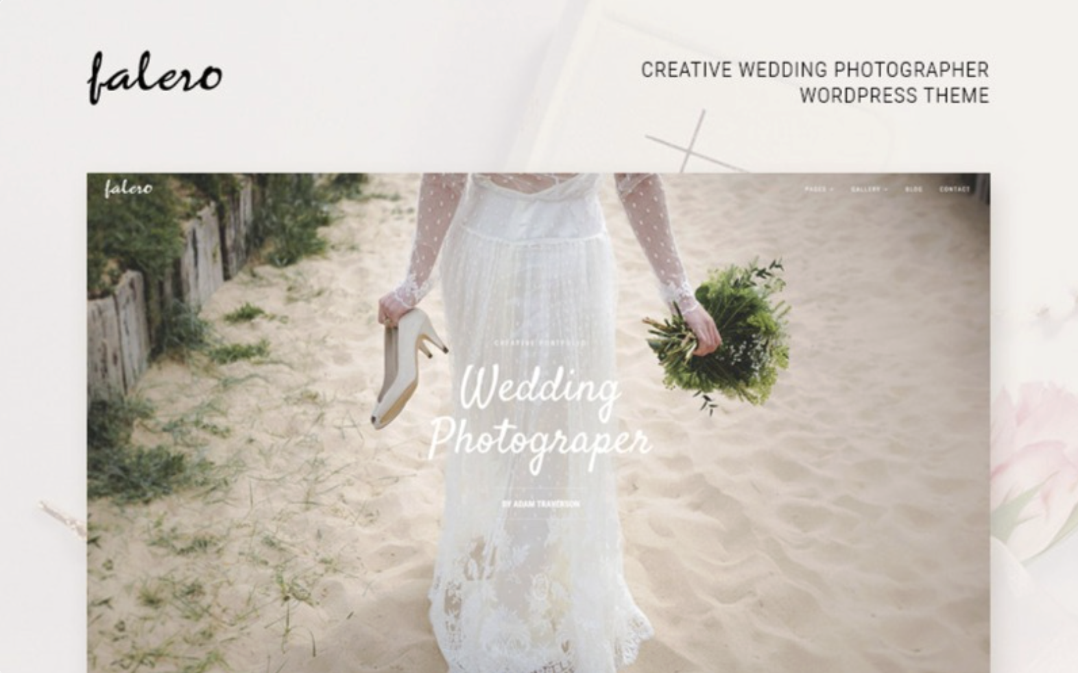 Falero Wedding Photographer WordPress Theme