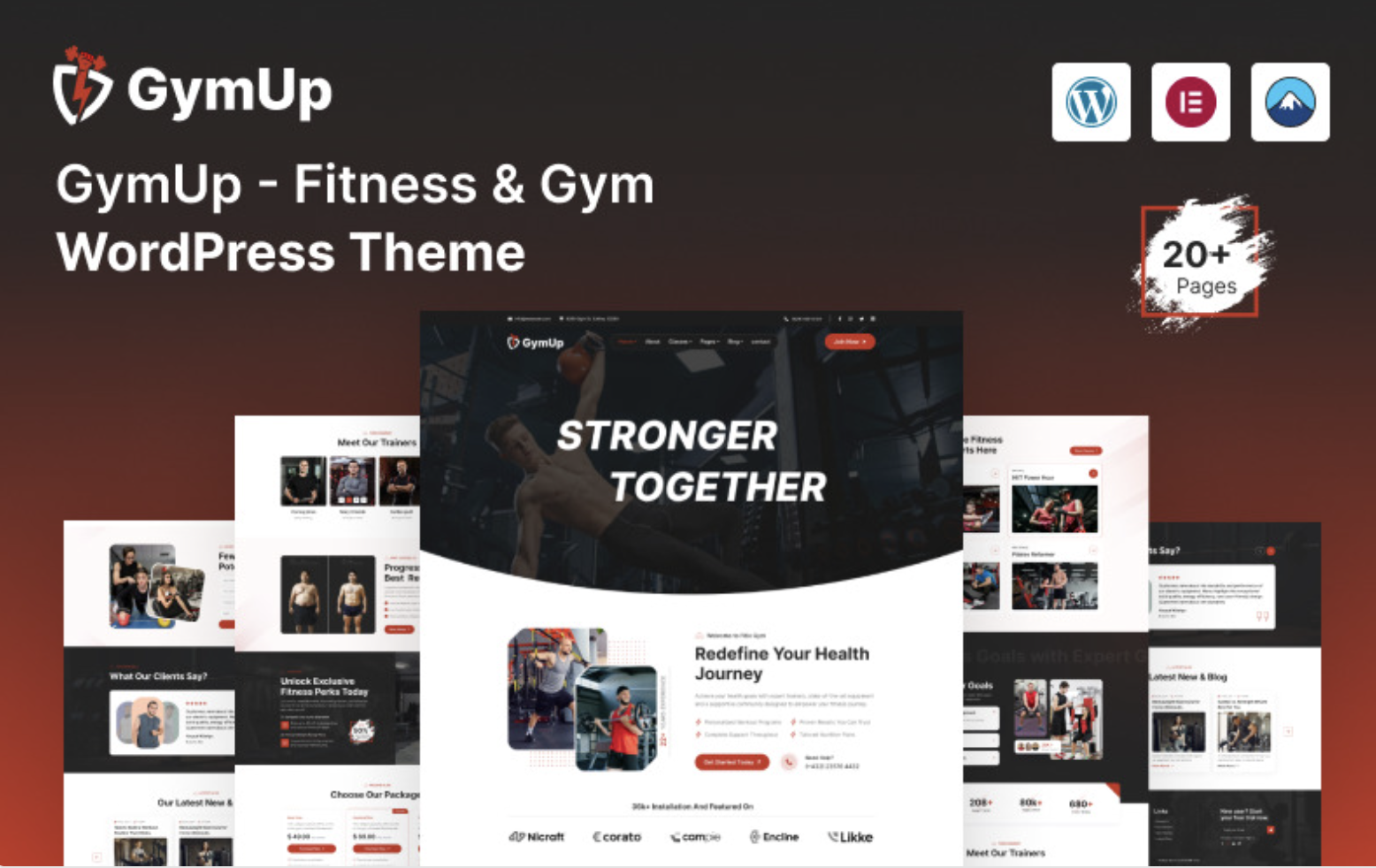 GymUp - Fitness and Gym WordPress Theme