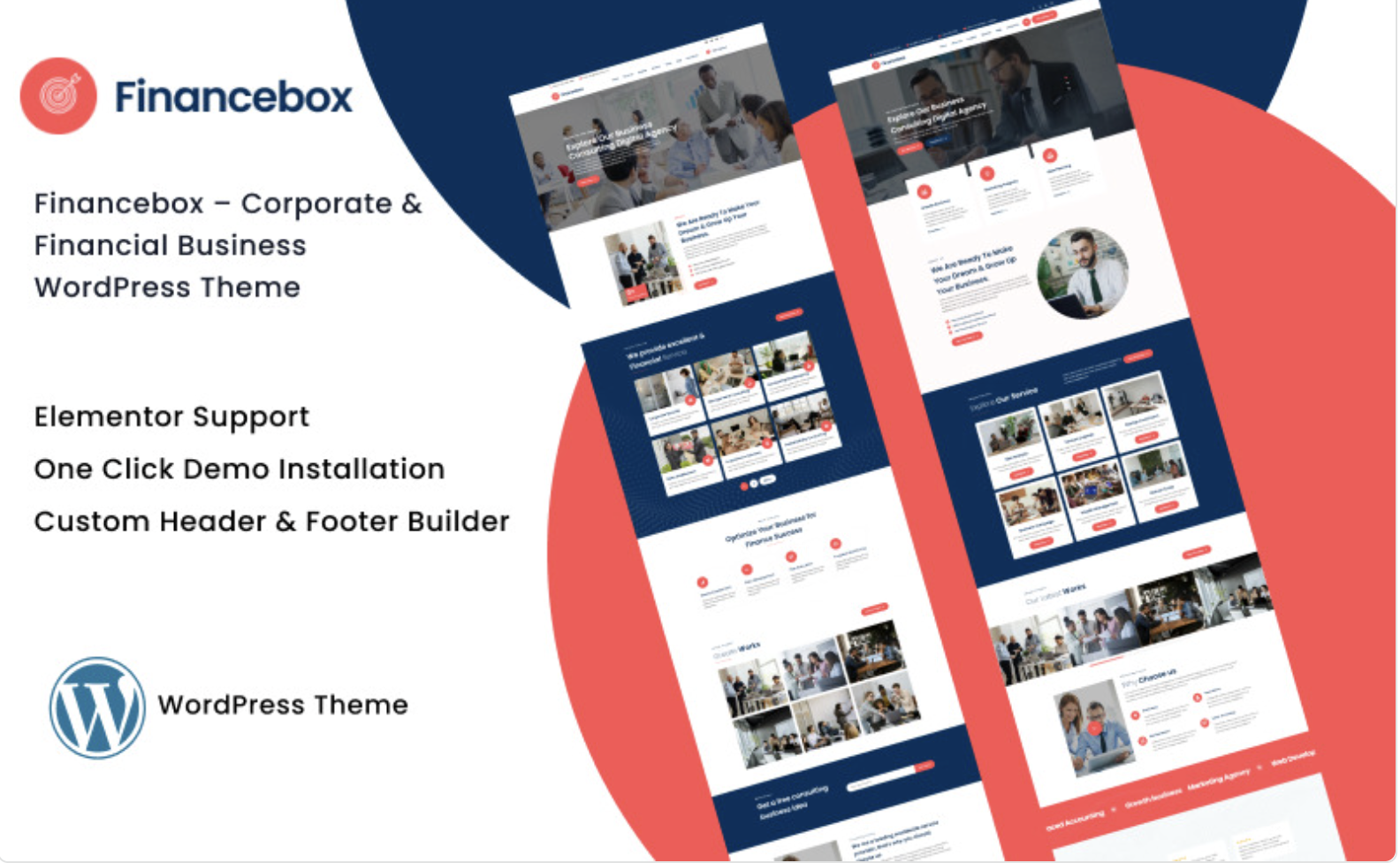 Financebox – Corporate & Financial Business WordPress Theme