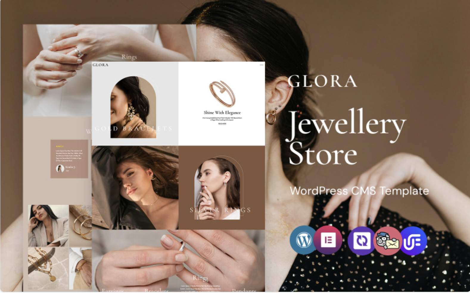 Glora - Jewellery Shop WordPress Elementor Theme WordPress Theme
