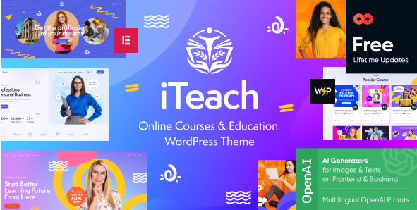 iTeach - Teaching & Classes Education WordPress Theme