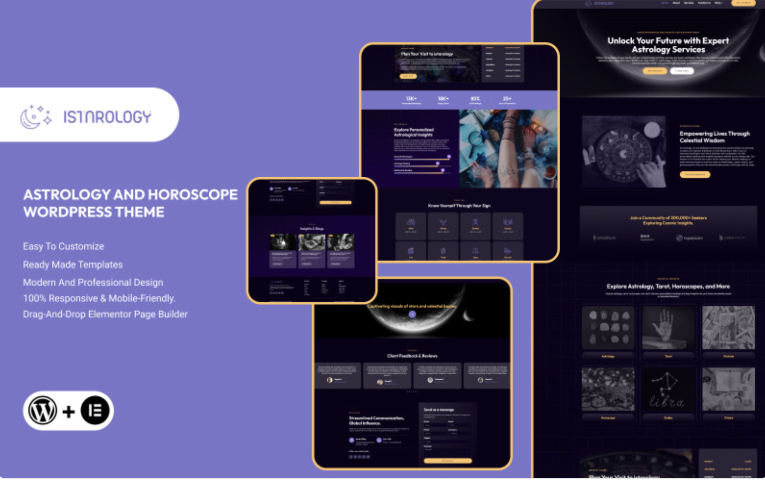 Istarology - Astrology & Esoteric Horoscope Wordpress Theme WordPress Theme