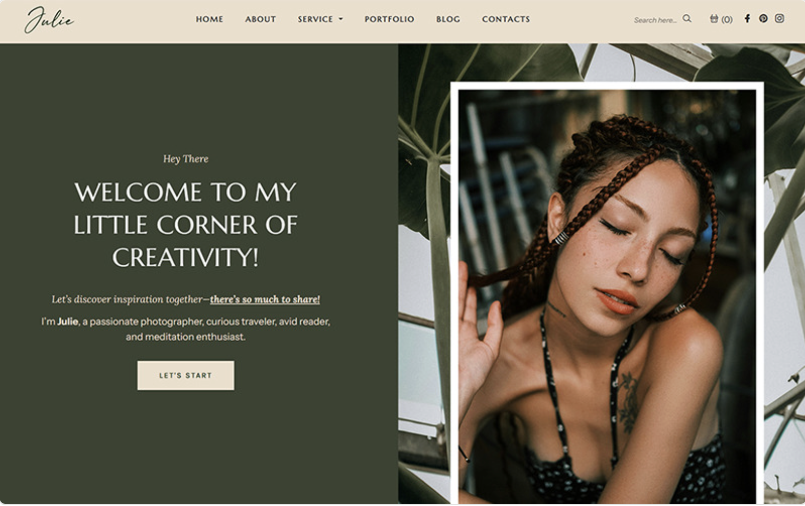 Julie - A Personal WordPress Theme