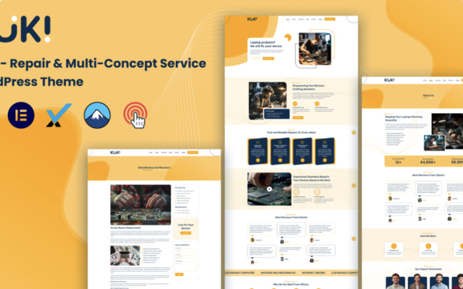 Kuki | Repair & Multi-Concept Service WordPress Theme